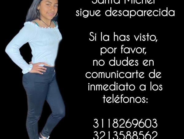 Sarita Michelle Vargas salió de casa el 24 de diciembre en Sogamoso.