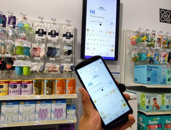 Aplicación con inteligencia artificial, con la que el trabajador de la tienda puede simplificar sus tareas.