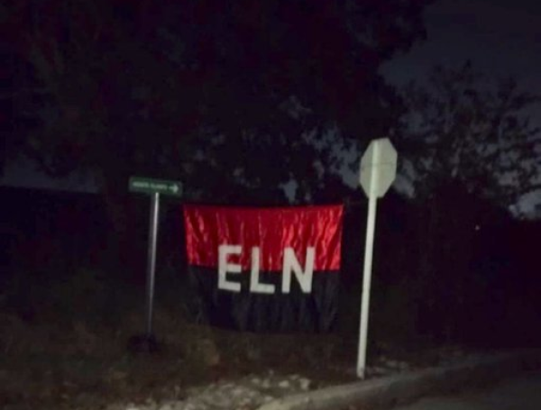 Bandera ELN Santo Tomás