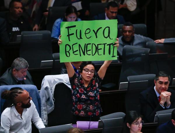 Armando Benedetti, designado ministro del Interior, en el Congreso