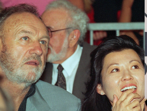 Gene Hackman y su esposa