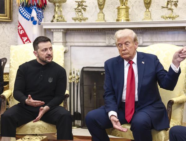 Donald Trump y Zelenski