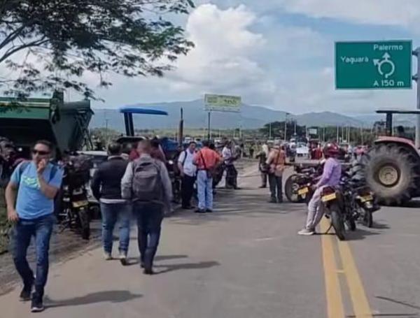 Paro arrocero en Huila