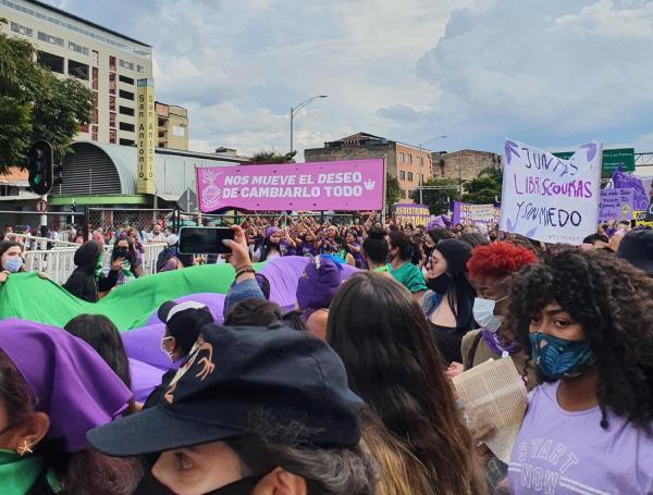 Marchas 8M Medellín.