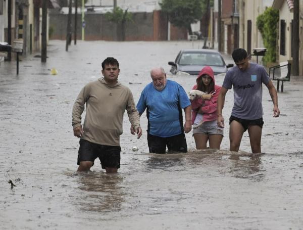 Inundaciones en Argentina.