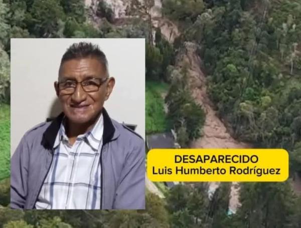 Otro desaparecido es Luis Alberto Rodríguez Sánchez.