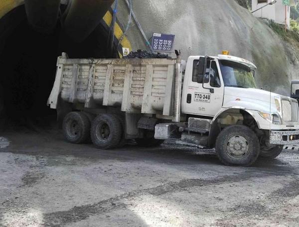Operaciones de la mina El Roble, en Carmen de Atrato.