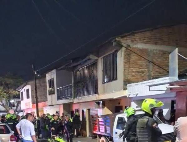 Disparos en Jamundí, un policía murió.