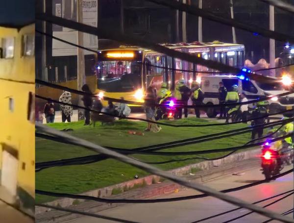 Explosión en el barrio San Bernardo, del centro de Bogotá.