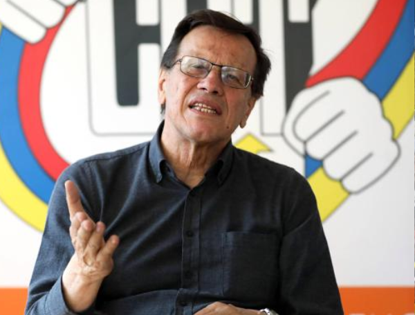 Presidente de la CUT, Fabio Arias.