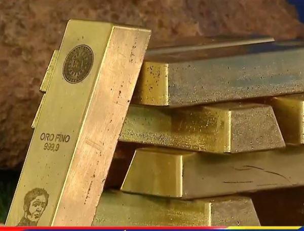Tonelada de oro entregada.