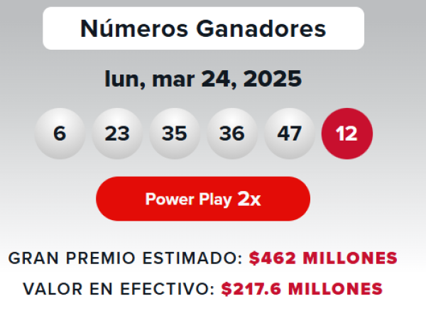 Powerball resultados