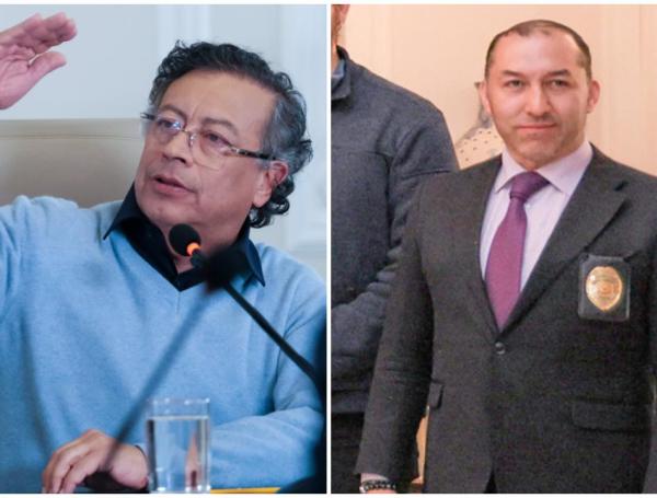 El presidente Gustavo Petro y Richard Gamboa Ben-Eleazar.