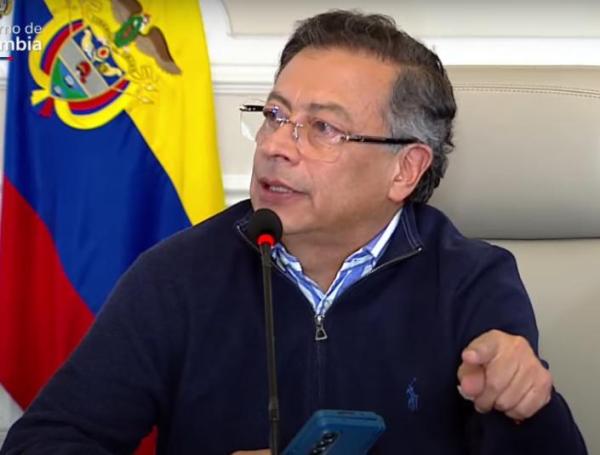 Presidente Petro, durante consejo de ministros este 7 de abril.