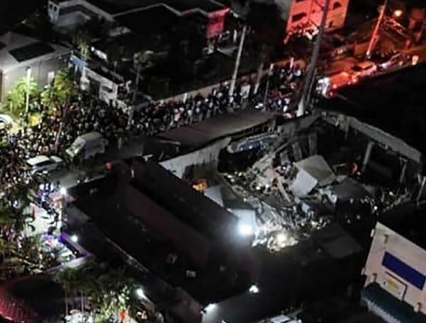 Colapso de discoteca en República Dominicana.