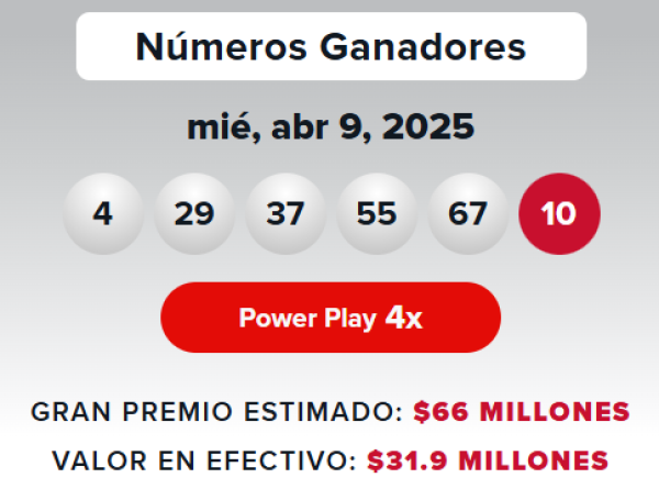 Powerball resultados