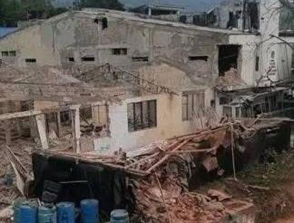 Explosión en Mondomo, Cauca.