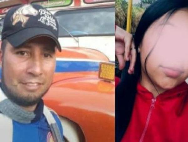 Fabio Torres y su hija adolescente. Ambos asesinados en zona de Barragán.