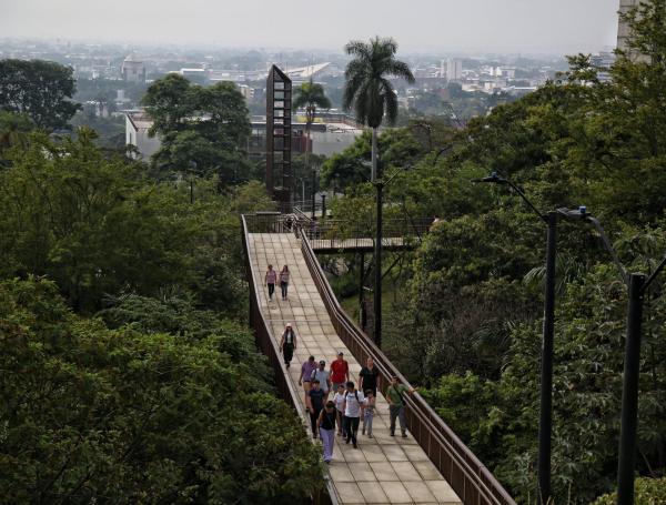 El nuevo sendero en el proyecto de cinco tramos del Ecoparque Cristo Rey. Avanza el tercero y faltan dos.