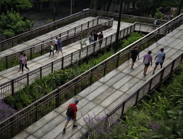 El nuevo sendero en el proyecto de cinco tramos del Ecoparque Cristo Rey. Avanza el tercero y faltan dos.