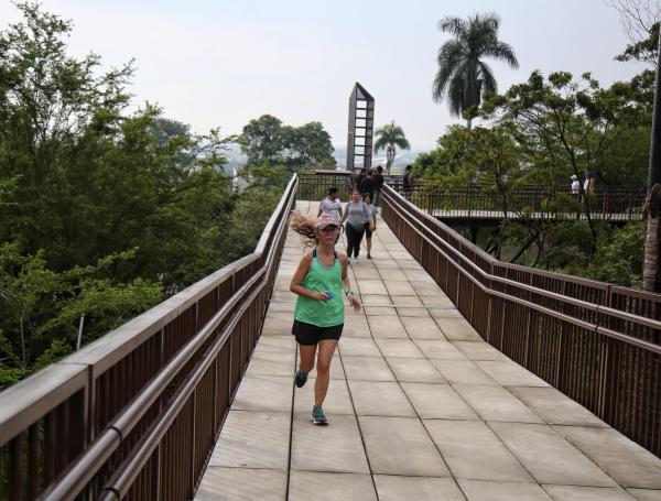 El nuevo sendero en el proyecto de cinco tramos del Ecoparque Cristo Rey. Avanza el tercero y faltan dos.