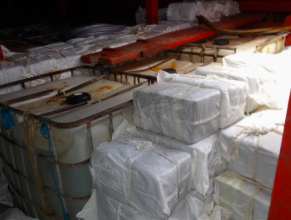 cocaína encontrada por la Guardia Costera de Estados Unidos