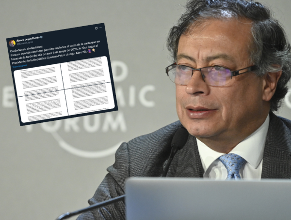 Según Leyva, Petro habría desaparecido en Davos