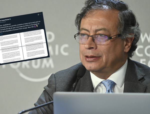 Según Leyva, Petro habría desaparecido en Davos