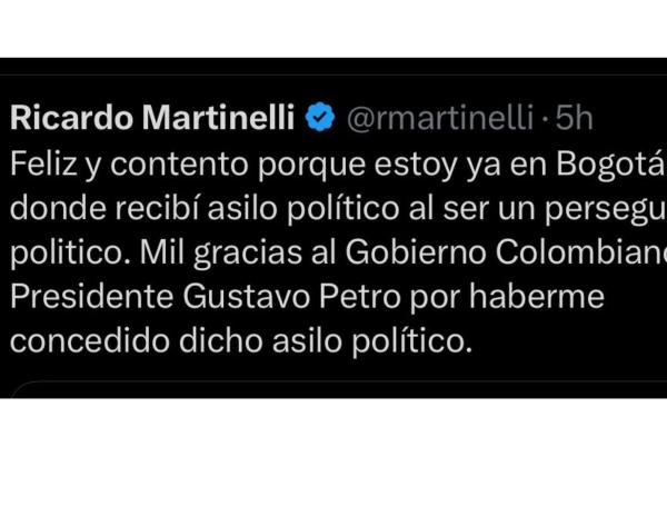Ex presidente Ricardo Martinelli