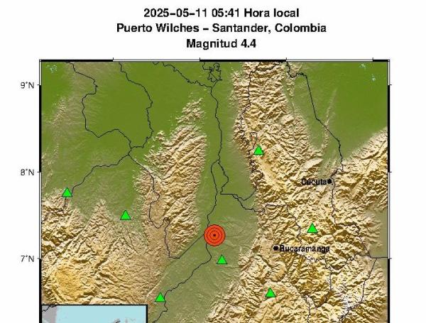 Temblor 11 de mayo - Santander