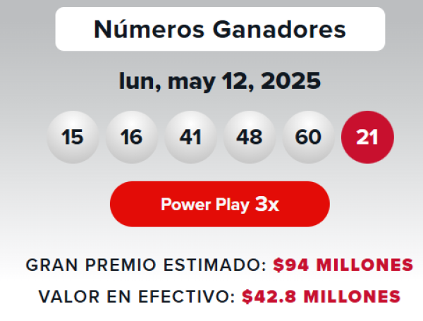 Powerball resultados