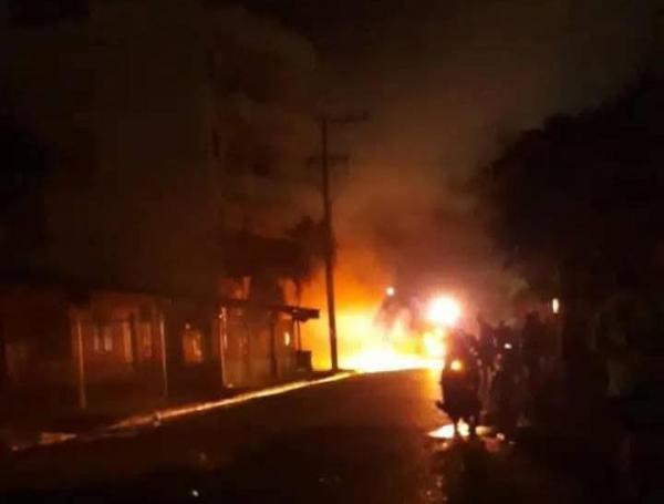 Incendio clínica Montería.