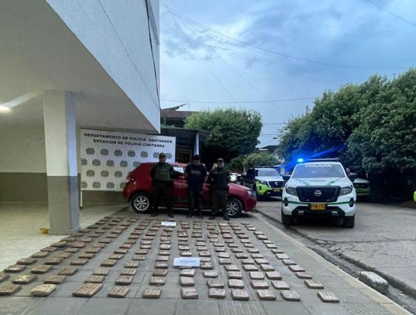 Marihuana incautada en el Magdalena Medio
