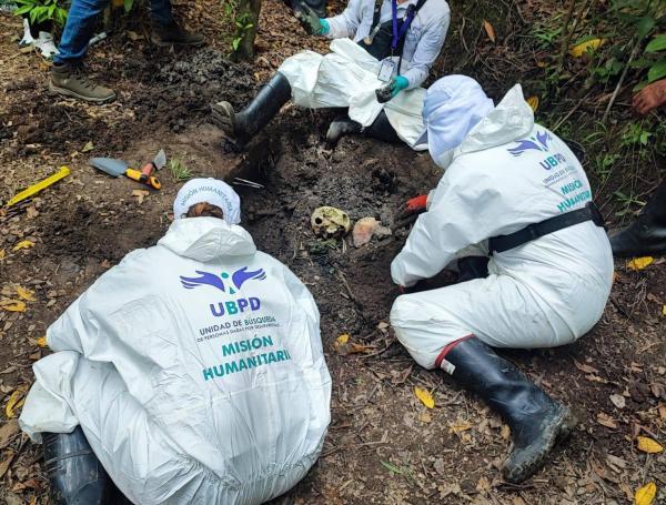 UBPD halló restos óseos de dos cuerpos en Jamundí.