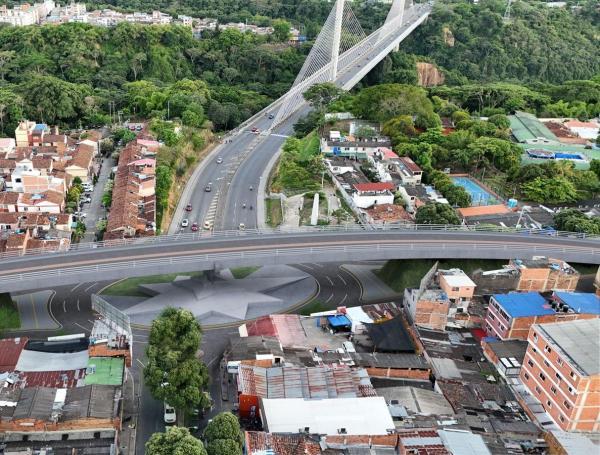 Intercambiador de la Novena, en Bucaramanga