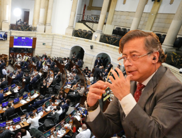 El presidente Gustavo Petro se fue contra el Senado por hundir la consulta popular.