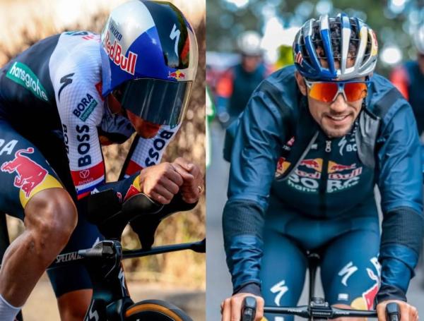 Primoz Roglic y Daniel Martínez