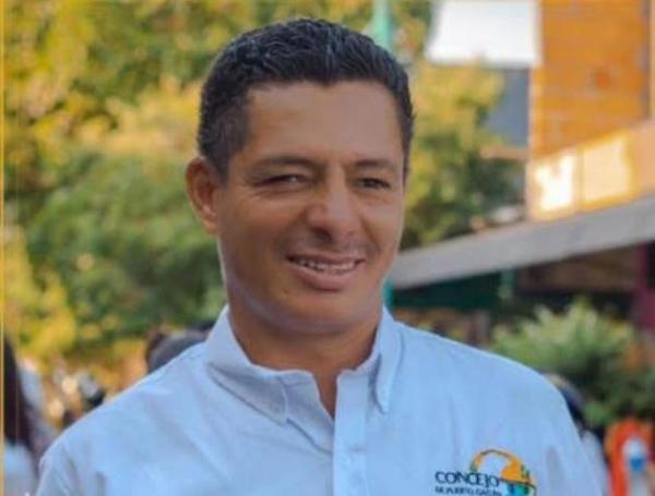 Concejal Fernando Giraldo, quien habría agredido a policía en Puerto Gaitán.