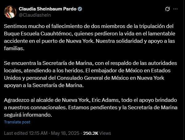 Claudia Sheinbaum,