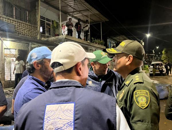 Atentado deja tres uniformados lesionados