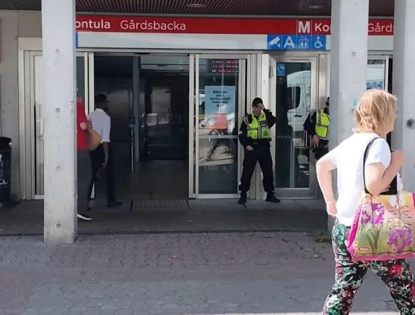 Esta es la estación a la que llegó para recorrer la zona.