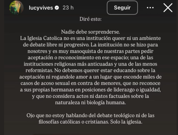 Pantallazo Lucy Vives