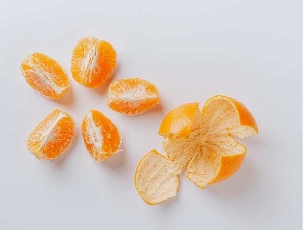 Cáscara de mandarina