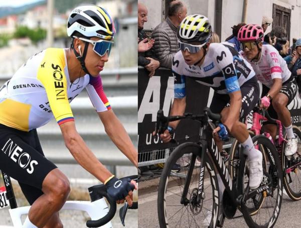 Egan Bernal y Einer Rubio