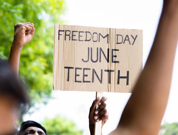 El Juneteenth se celebra el 19 de junio.