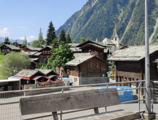 Pueblo de Blatten, Suiza.