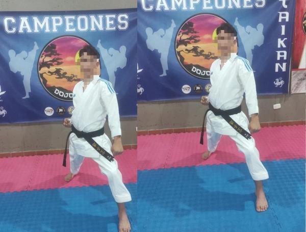 Robo a joven promesa del karate