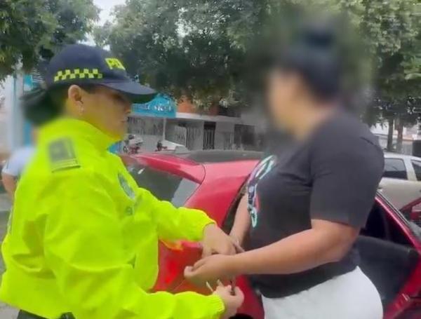 alias “Mayra”, habría sido capturada por tener nexos con integrantes de la banda los “Pepinos”.