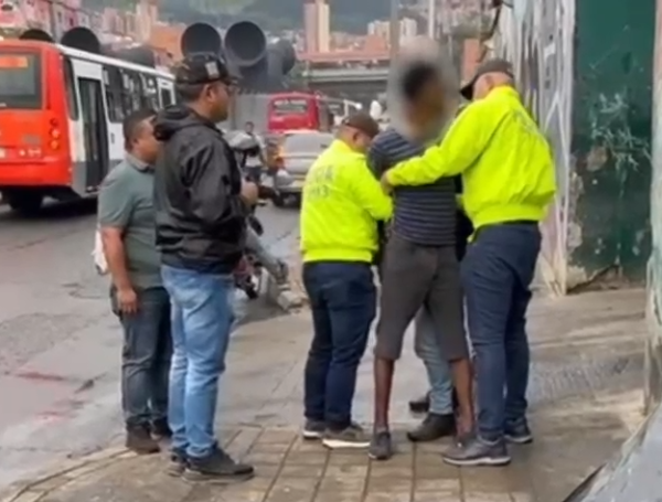 Captura de alias El Diablo, en Medellín.