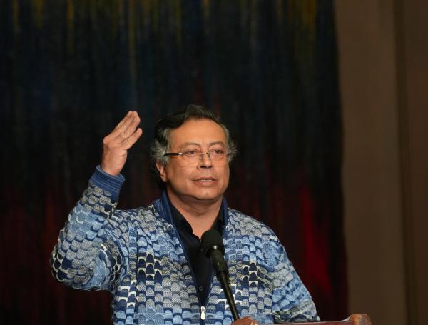 Gustavo Petro, presidente de Colombia, en alocución presidencial tres 3 de junio.
